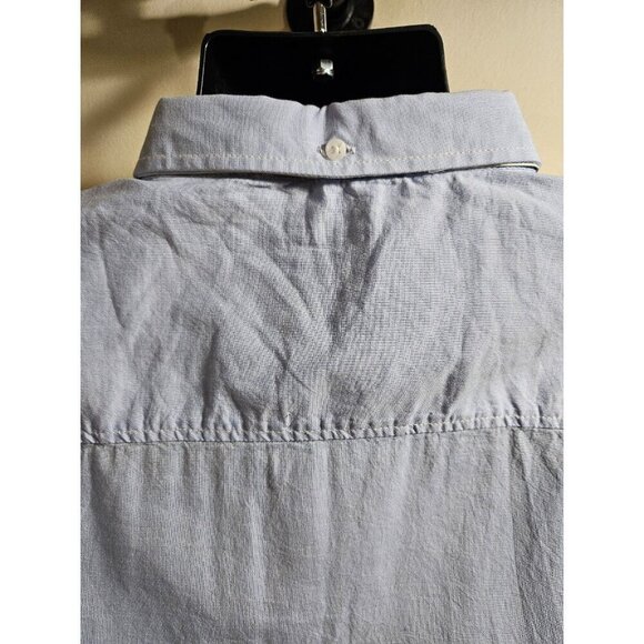 NWT DC Shoes Light Blue Short Sleeve Oxford Shirt XL - Picture 6 of 10